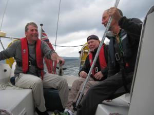 Madman at the tiller