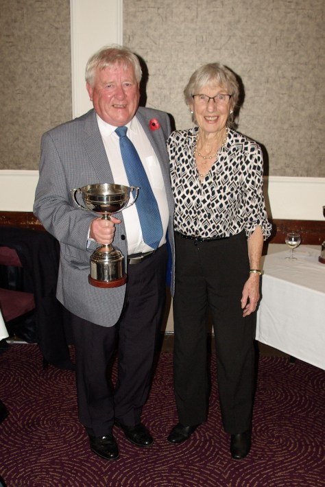 The Arthur Christieson Trophy - presented by Evelyn to Brian on behalf of David Morton